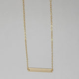 GOLD BAR NECKLACE