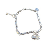 Sterling Silver Amore Charm Bracelet