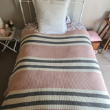TGM KNITTED BLANKET - PINK