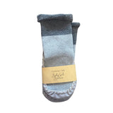Cotton Baby Sock Booties - Grey