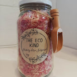 Sensory rice surprise jar- Blush + Fushia mix