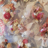 Tear drop- Dried floral bauble