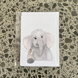 Elephant + Mousie Greeting Card