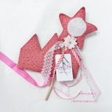 Princess Wand + Crown Set - Pink