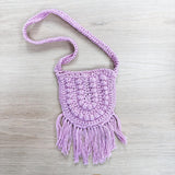 Pink Crochet Bag