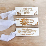 Teacher Wooden Bookmarks