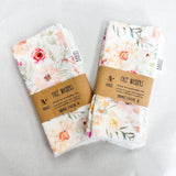Face Washers Duo Set - Pink Floral