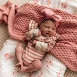 Rose Stripe Long Sleeve Bodysuit