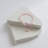 Love - Child's Sliding Knot Bracelet (Rose Quartz)