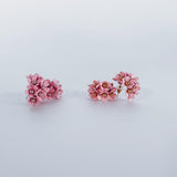 Flower Hoops - Pink