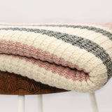 TGM KNITTED BLANKET - PINK