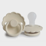 Frigg Daisy Pacifier Silicone or Rubber - Cream