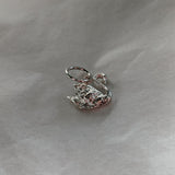 Sterling Silver Swan Charm