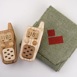 Wooden Walkie Talkies