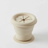 Linen Silicone Snack Cup