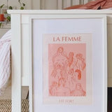 'la femme' Art Print