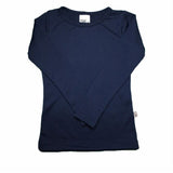Long Sleeved Merino Top - Deep Navy