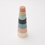 Silicone stack counting cup tower