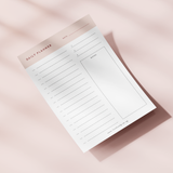 Daily Planner Pad