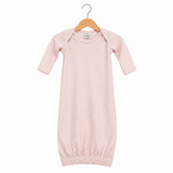 Merino Gown - Pink Stripe