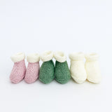 100 % Merino Woolen Booties 0-3M