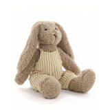 Honey Bunny Overalls - Mustard Stripe