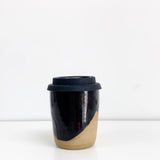 Handmade Espresso Keep Cups - Black Natural