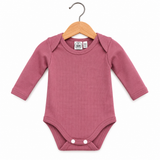 Merino Bodysuit - Berry