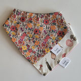 Cotton Baby bibs- Vege + Floral  2pk
