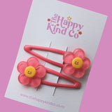 Happy Kind Flower Clips