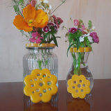BEESWAX FLOWER FROGS