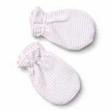 Merino Baby Mittens - Pink Stripe