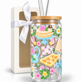 Glass Tumbler with Straw - Crazy Hobbies