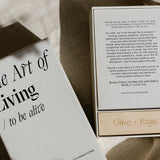 The Art of Living / To Be Alive