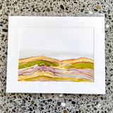 Original Alcohol Ink Artwork - Dunes By The Bay