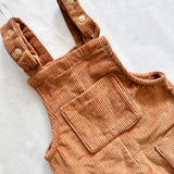 Corduroy Overalls - Mustard