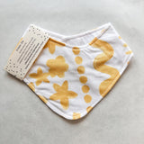 Yellow Shapes Dribble Bib