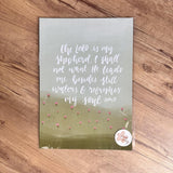 The Lord Is My Shepherd Art Print
