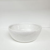Glazed White Speckled Bowl Flat #78