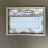 Chore Charts - Beige Checkers