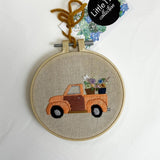 Vintage Truck - Embroidery Hoop