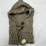 Possum/Merino/Silk Snood/Hood  - Beige
