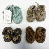 Handknitted Wool Booties - 3- 6 Month