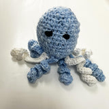 Little Octopus - White/Light Blue