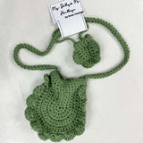 Crochet Bag with Matching Dolls Bag