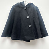 Wool Cape - Black