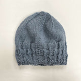 Pure Merino Wool Beanie Hat -Denim