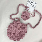 Crochet Bag with Matching Dolls Bag