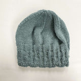 Pure Wool Beanie Hat - Duck Egg