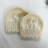 Pure Merino Wool Beanie Hat - White